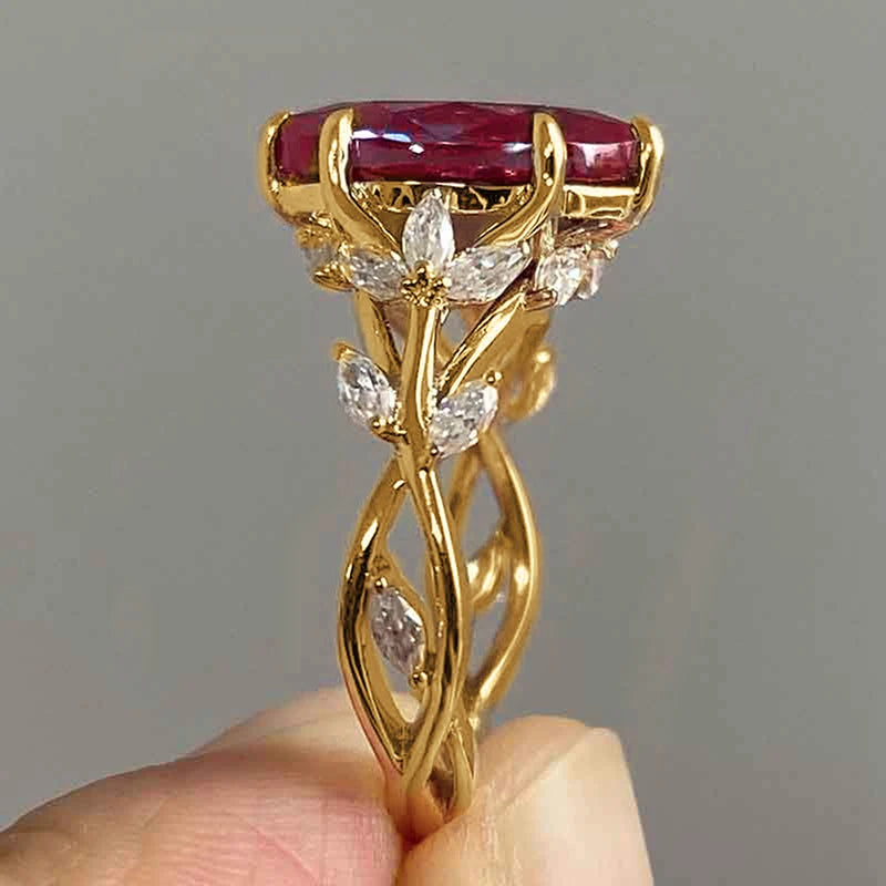 Marquise Cut Zirconia Gemstone Rings