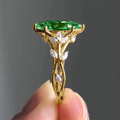 Marquise Cut Zirconia Gemstone Rings