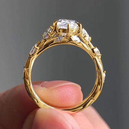 Marquise Cut Zirconia Gemstone Rings