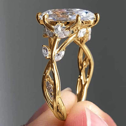 Marquise Cut Zirconia Gemstone Rings