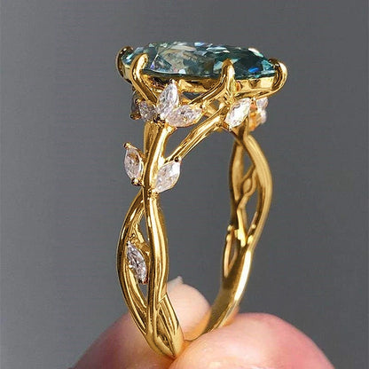 Marquise Cut Zirconia Gemstone Rings