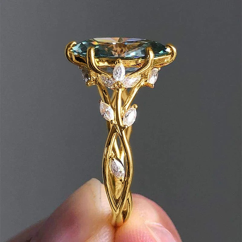 Marquise Cut Zirconia Gemstone Rings